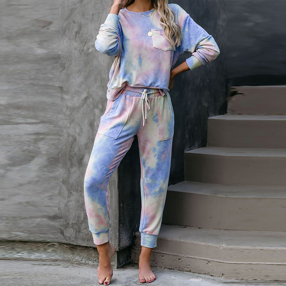 Long-sleeved Trousers Pajama Suit