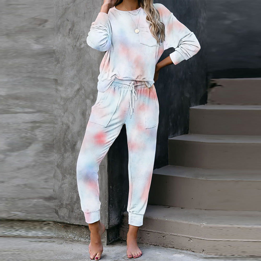 Long-sleeved Trousers Pajama Suit