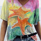 Animal Painting Print Short-sleeved T-shirt