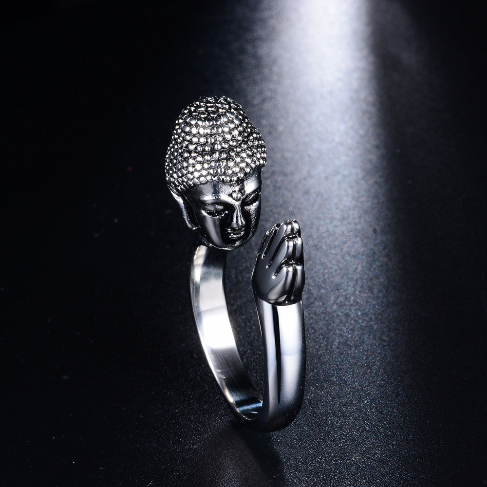 Buddha Head Ring