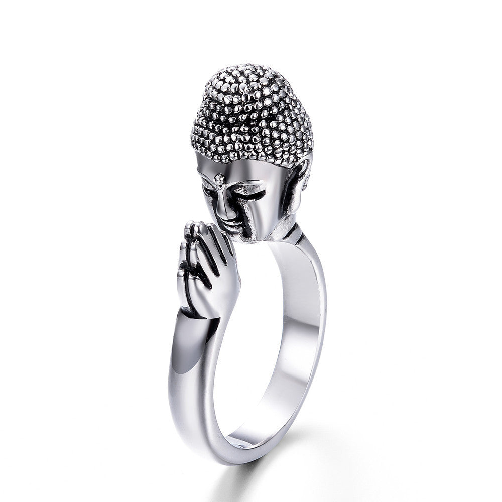 Buddha Head Ring