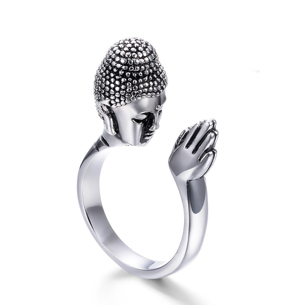 Buddha Head Ring