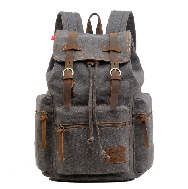 Vintage canvas backpack