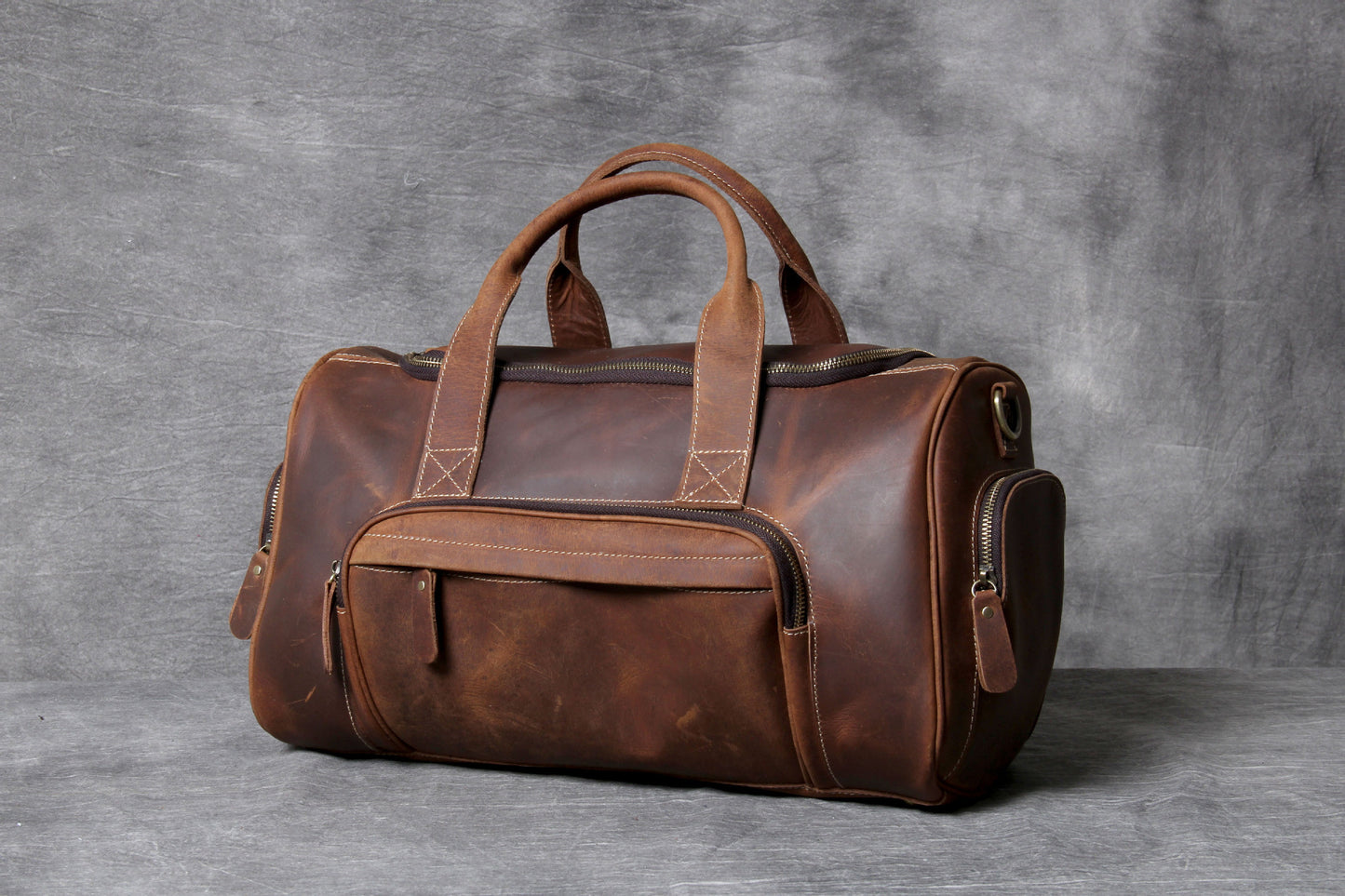 Travel Retro Hand Leather Luggage Bag