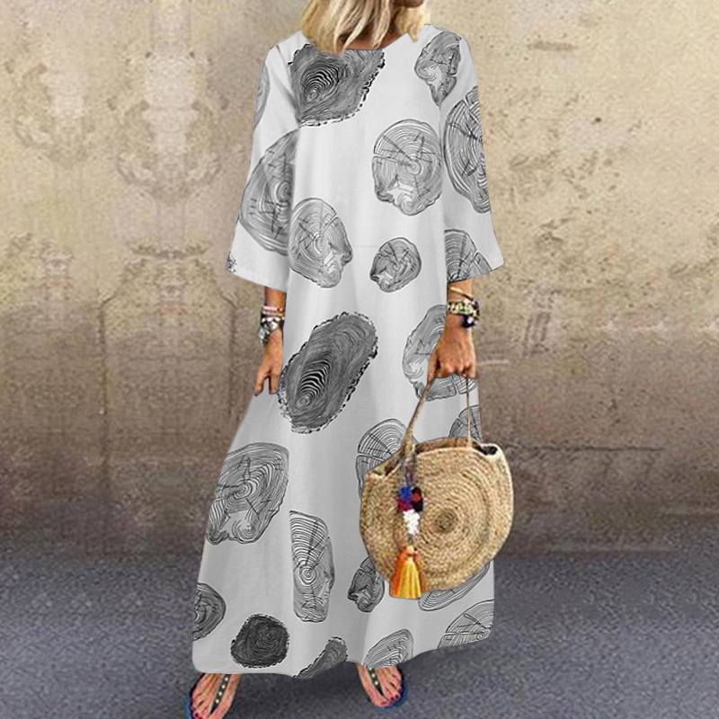 Retro Cotton And Linen Dress