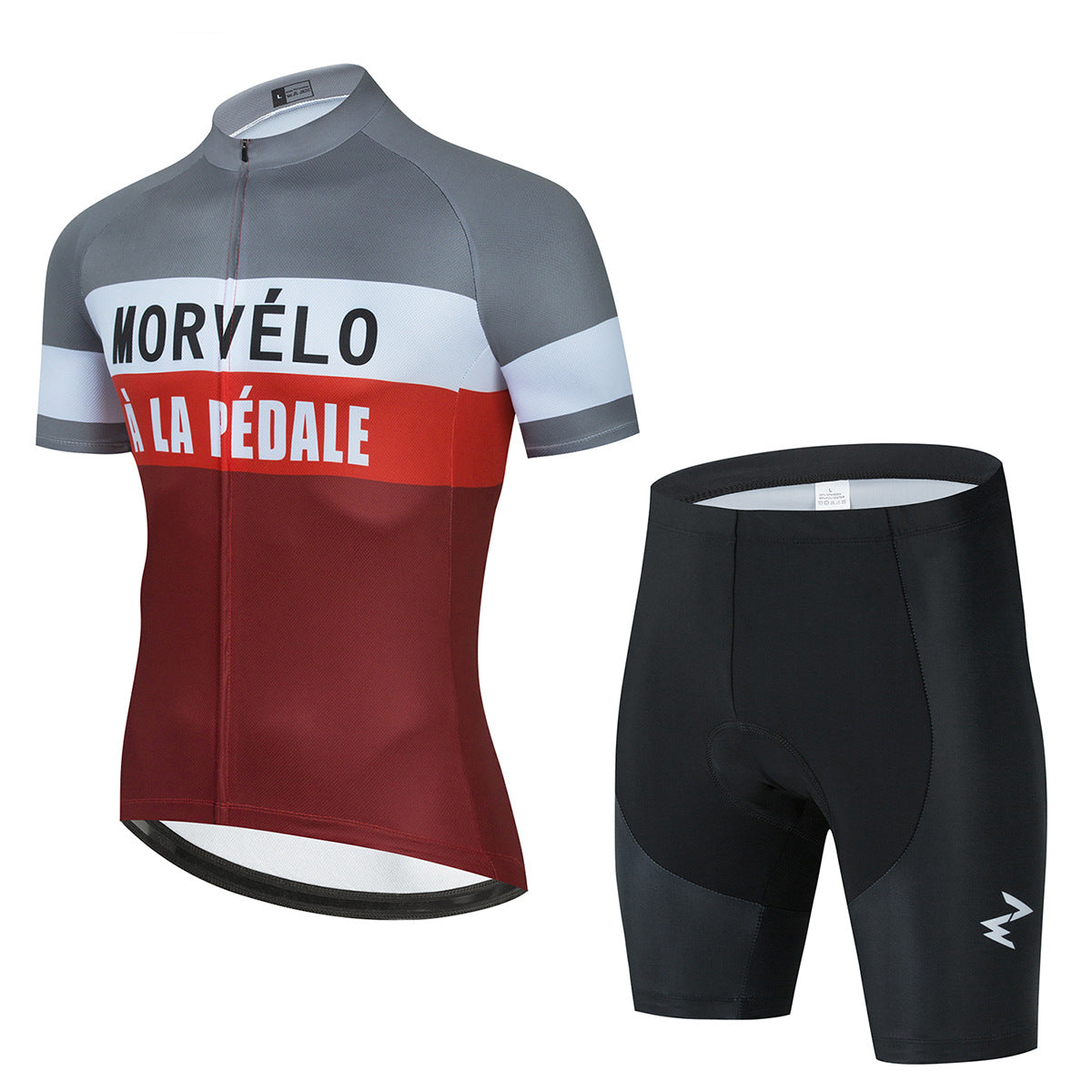 Short-Sleeved Cycling Jersey Suit