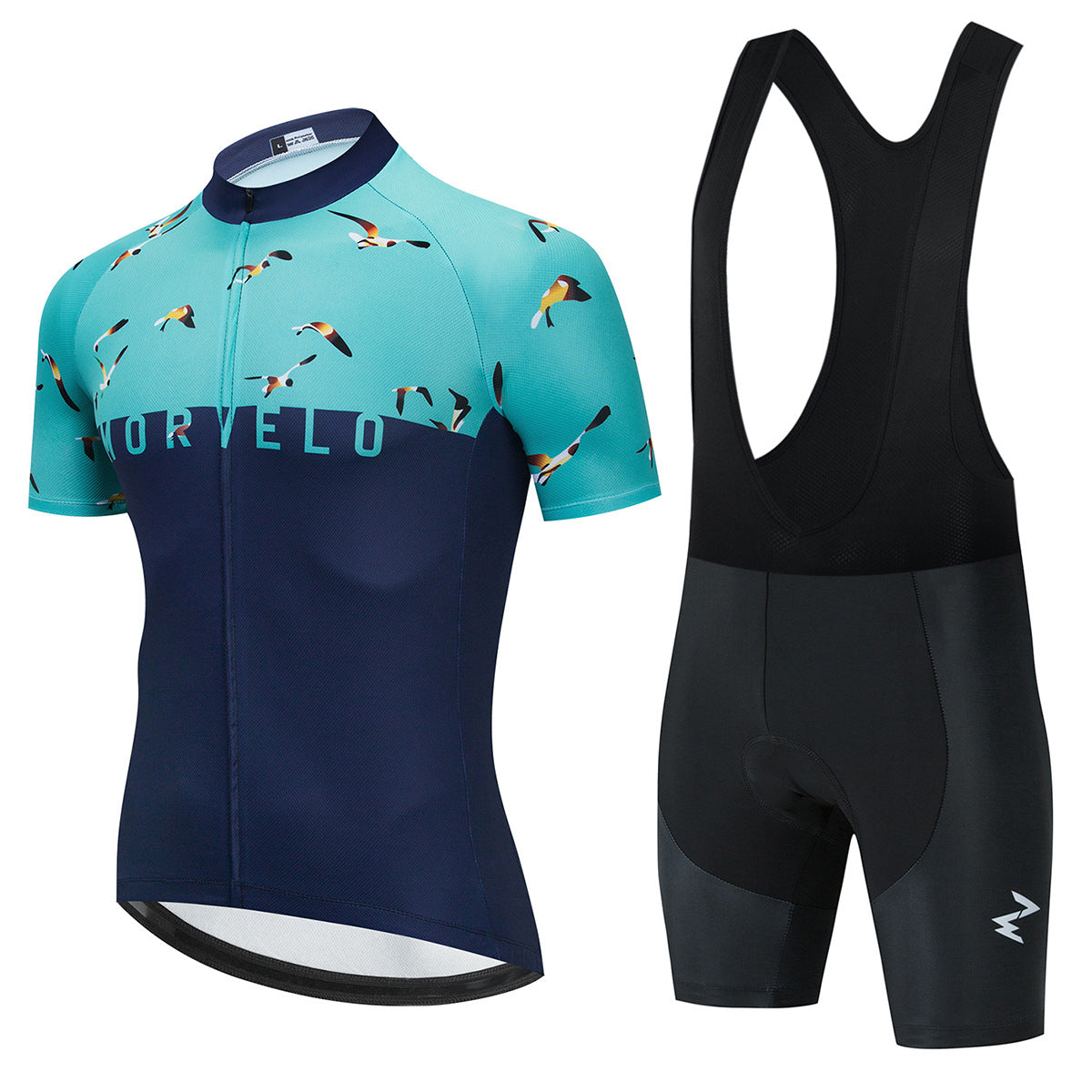 Short-Sleeved Cycling Jersey Suit