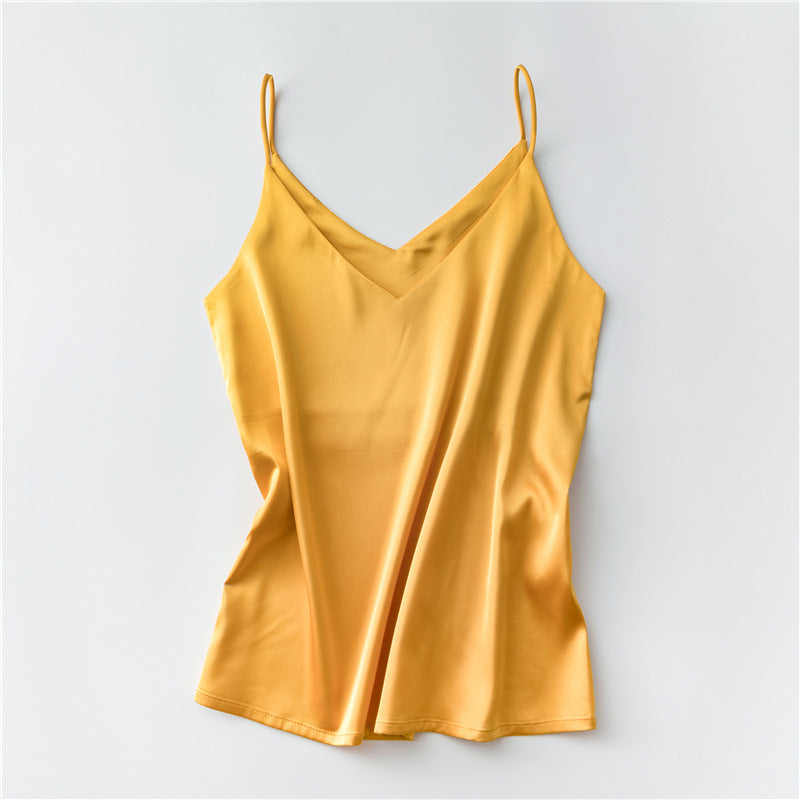 Silk satin camisole