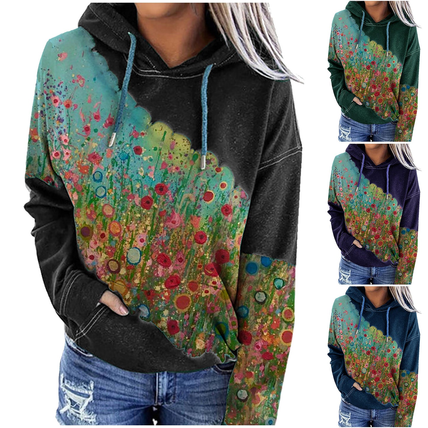 Printed hooded