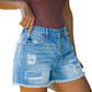 High Waist Denim Shorts