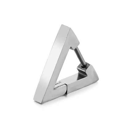 Stainless Steel Triangular Earring