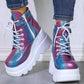 High-Heeled Colorful Short Boots