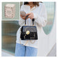 Print Retro Style Small Square Bag