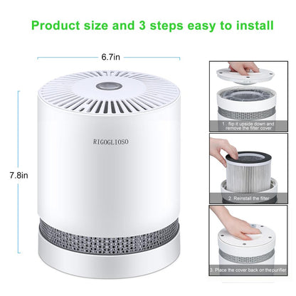 Small Desktop Air Purifier