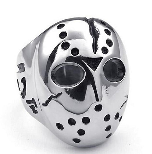 Mens Skull Biker Ring