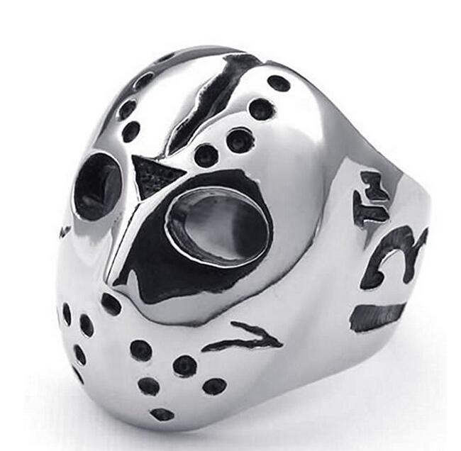 Mens Skull Biker Ring