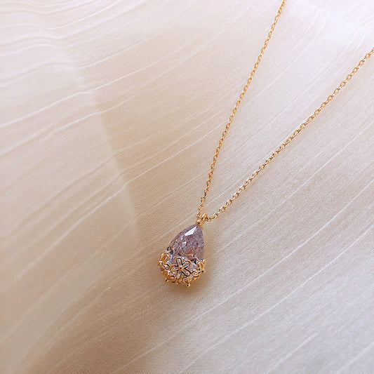 Crystal Water Drop Necklace