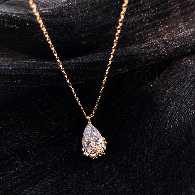 Crystal Water Drop Necklace