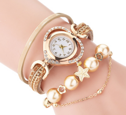 Pearl Bracelet Ladies Watch