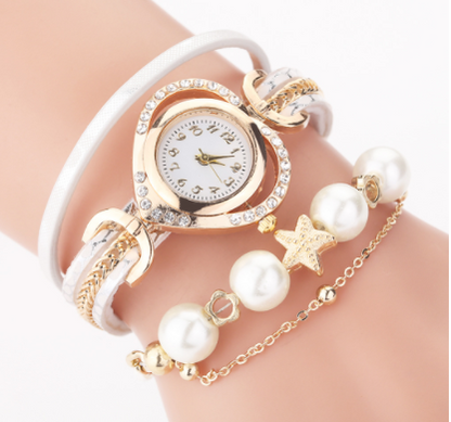 Pearl Bracelet Ladies Watch