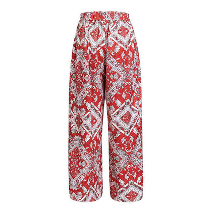 Bohemian printed pants