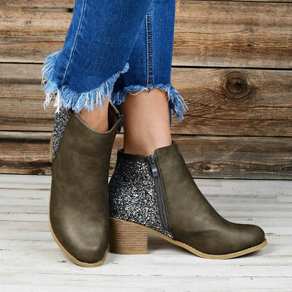 Toe Side Zip Boots