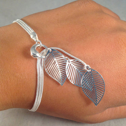 Hollow Leaf Bracelet