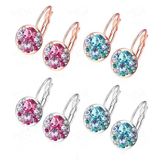 Multicolor glitter earrings