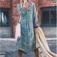 Bohemian print big dress