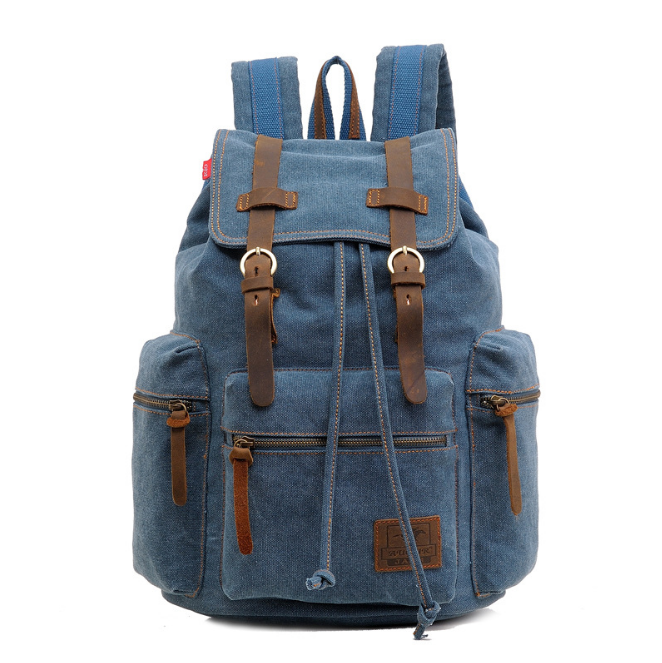 Vintage canvas backpack