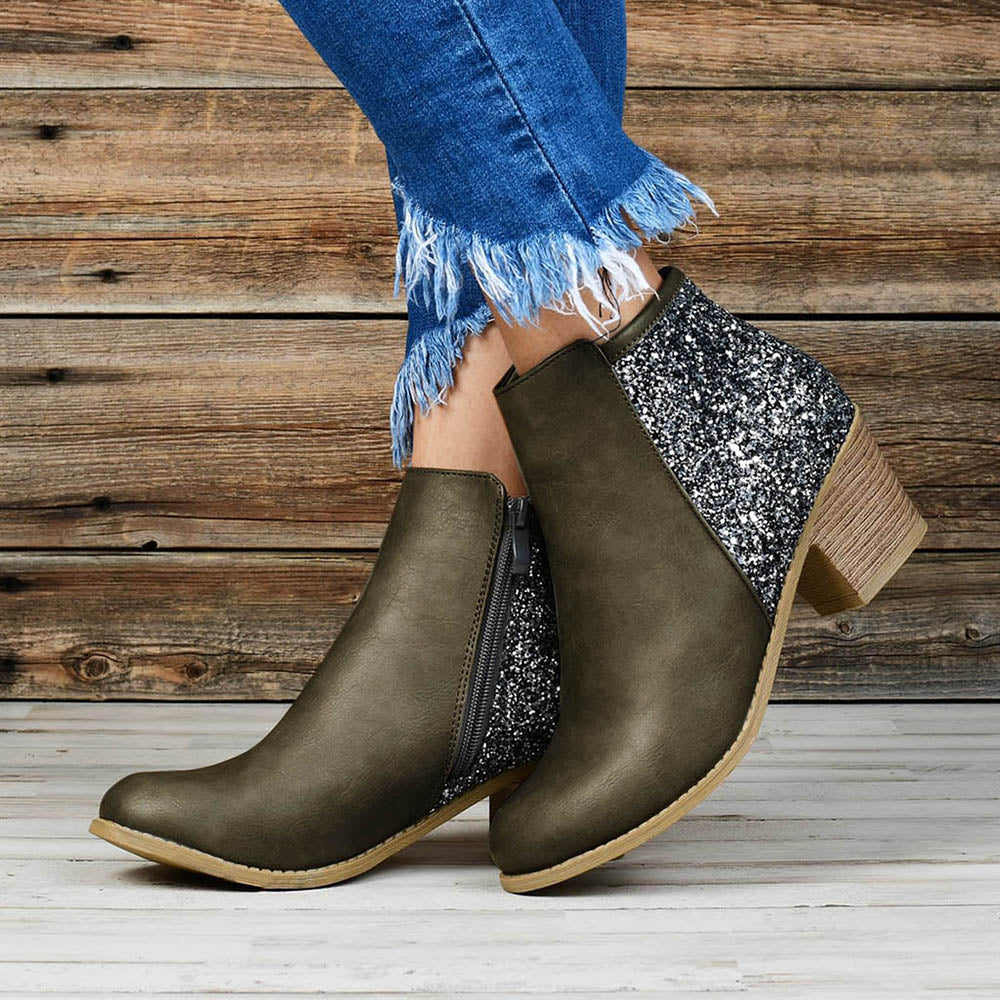 Toe Side Zip Boots