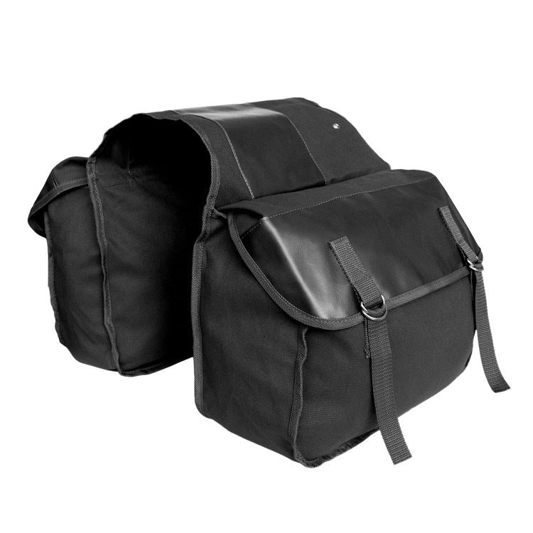 Motorcycle canvas side bag