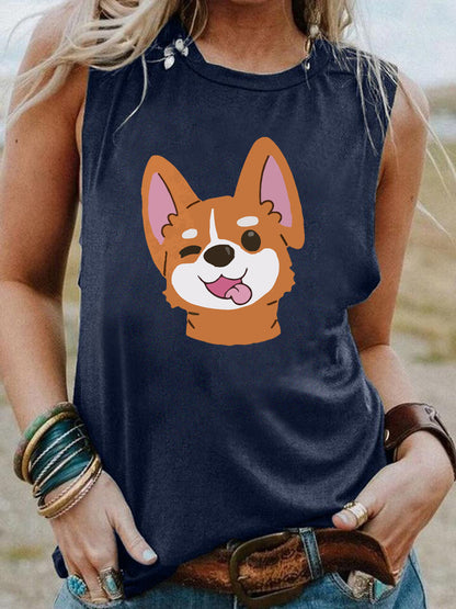 Street Loose Casual Sleeveless Vest