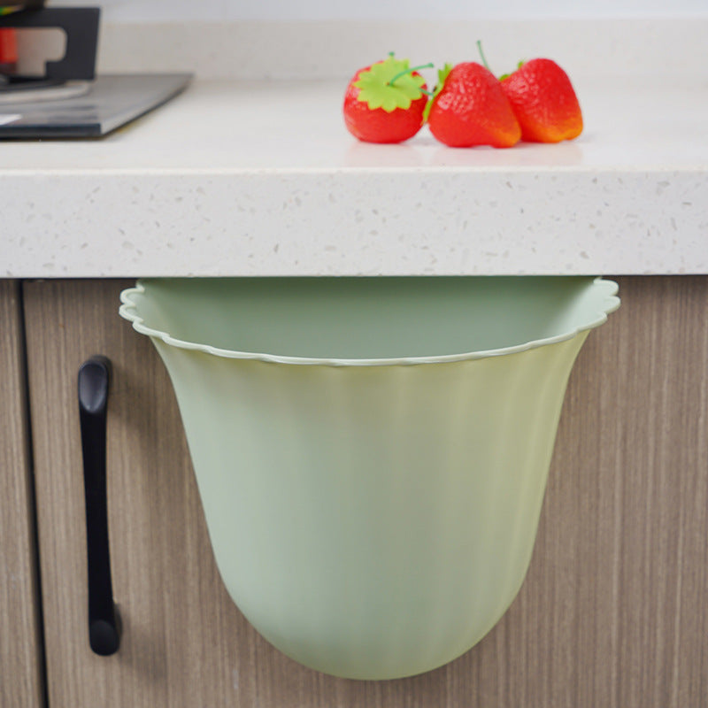 Flowers Shape Kitchen Hanging Trash Can