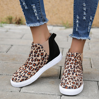 Leopard Print Flats Shoes