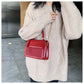 Solid color crossbody square bag