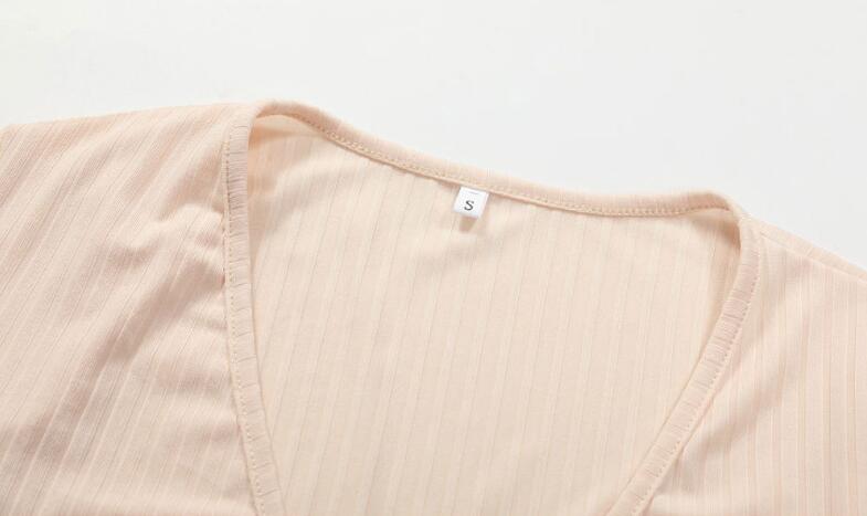 V Strap Long Sleeve Top