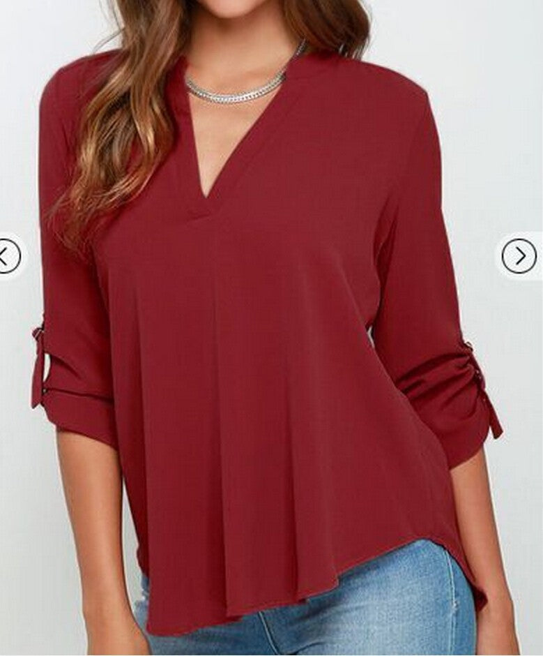 chiffon shirt