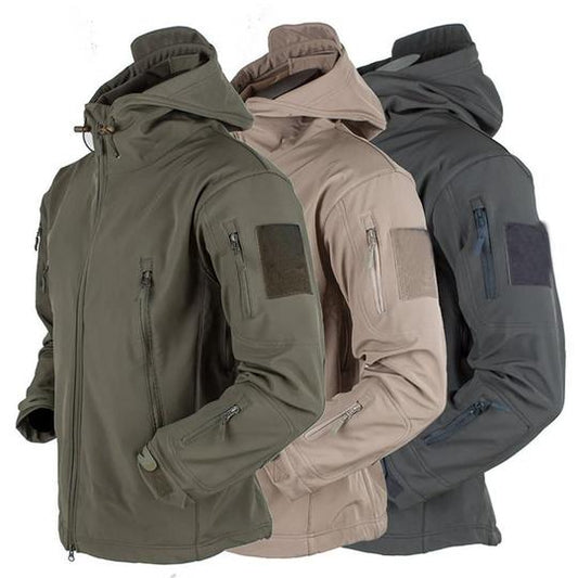 Soft Shell Windproof Hooded Jacket
