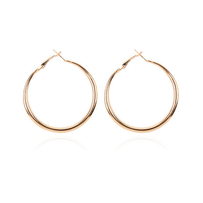 Alloy ring earrings