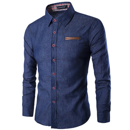 Long sleeve denim shirt