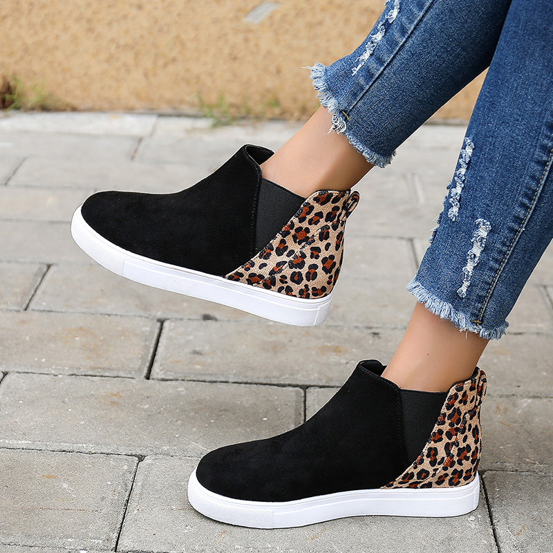 Leopard Print Flats Shoes