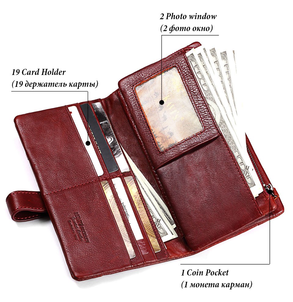 Genuine Leather Women Wallet