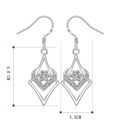 Hexagonal Star Earrings