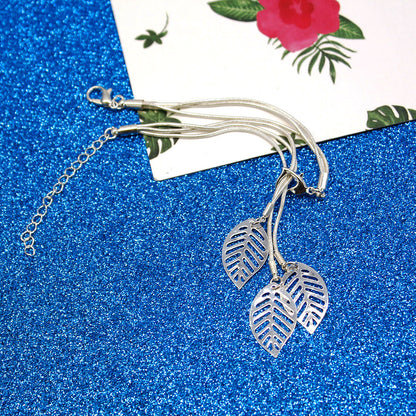 Hollow Leaf Bracelet