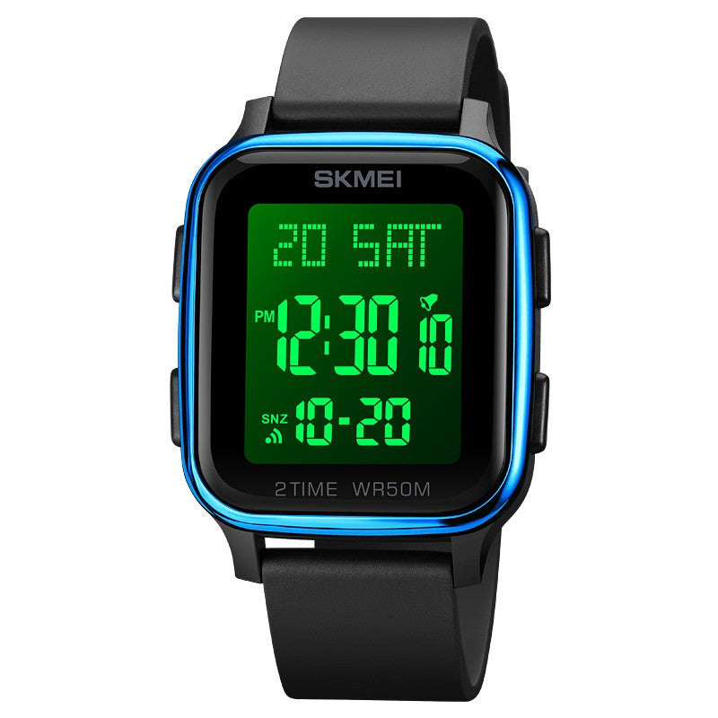 Square Waterproof Digital Watch