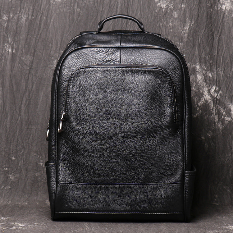 Large Capacity Travel Leather Backpack