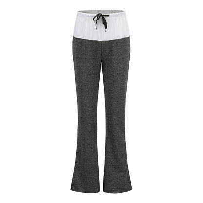 European and American stitching yoga trousers