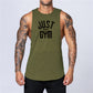 Plain bodybuilding sleeveless vest men