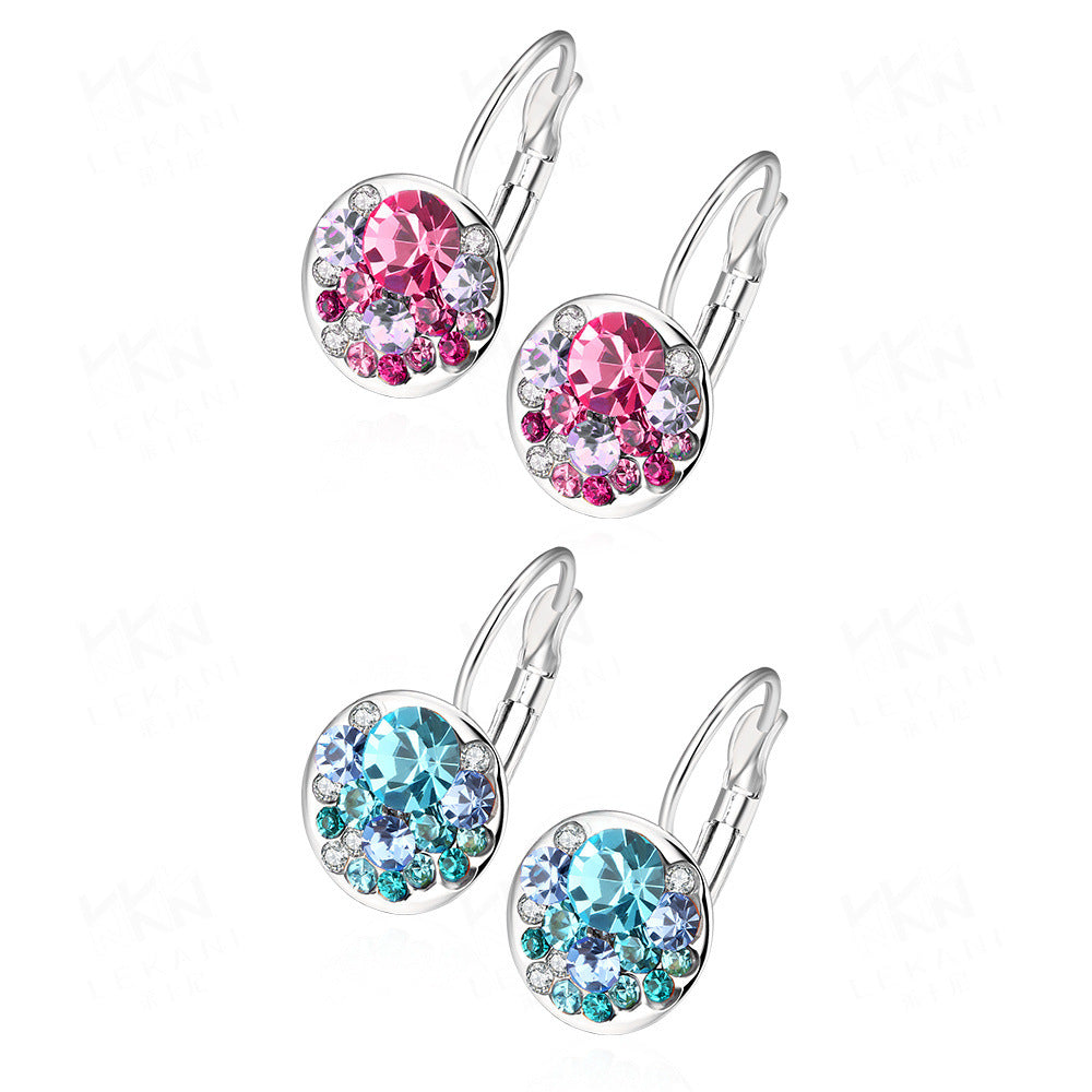 Multicolor glitter earrings